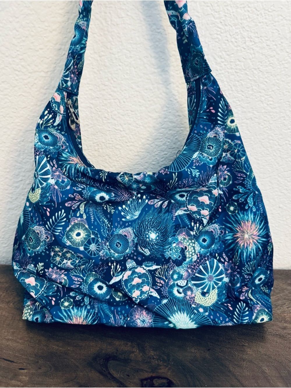 Sakroots The Sak Royal Blue Seascape Hobo Purse Bag